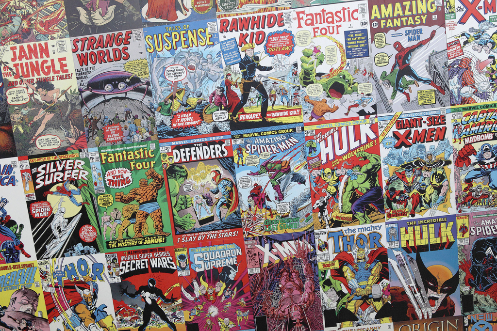 picture of comic book covers