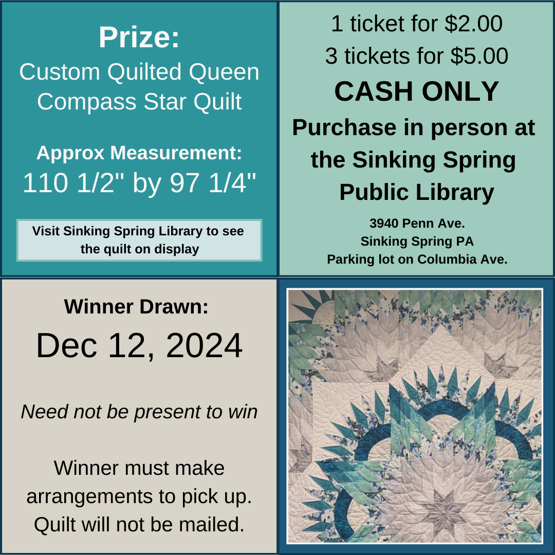 Quilt raffle details