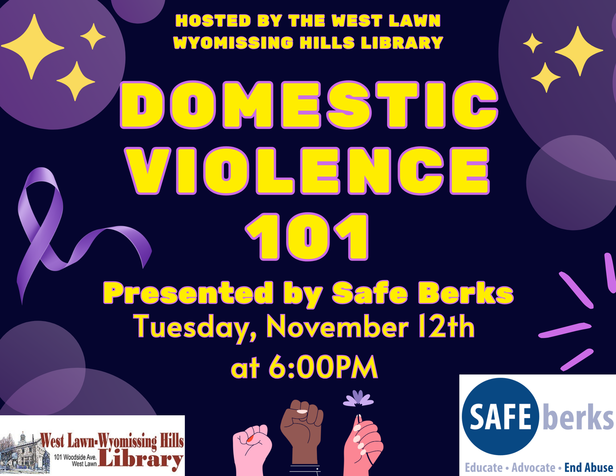 Domestic Violence 101 Presented By Safe Berks