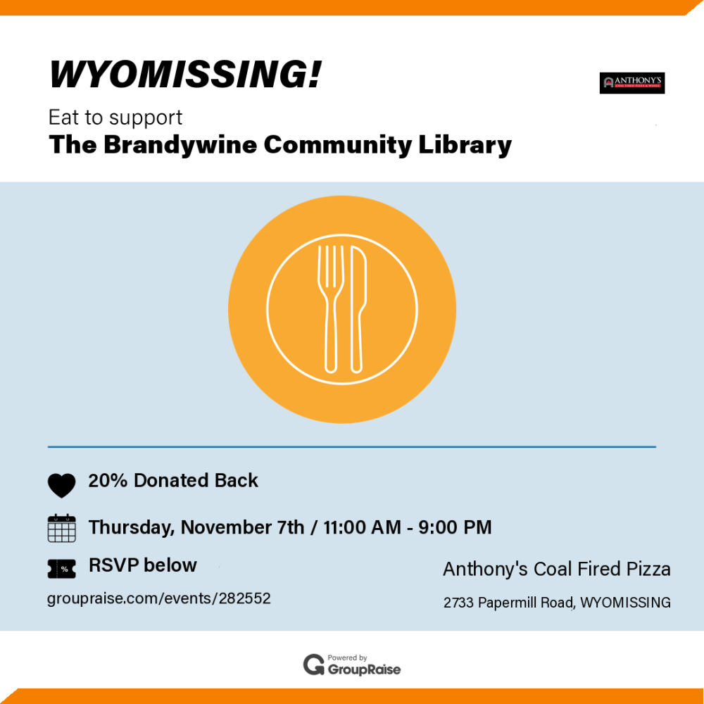 Wyomissing dine in Nov 7th 11 to 9