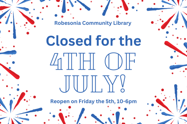 we will reopen on friday july 5th from10-6