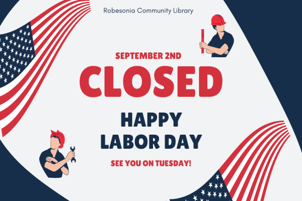 September, 2nd closed. Happy Labor day! See you on Tuesday.