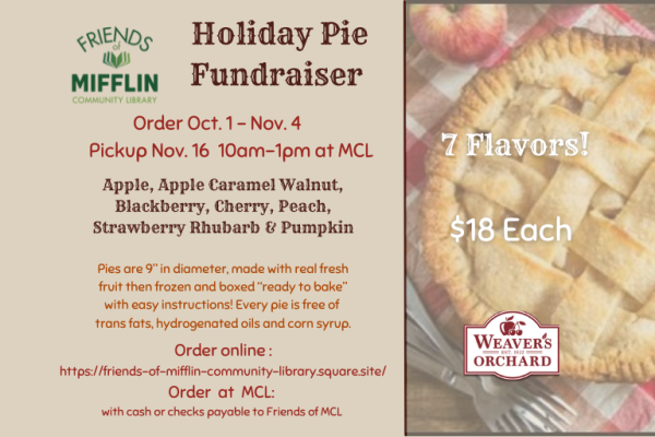 SMI  Holiday Pie Fundraiser-2024