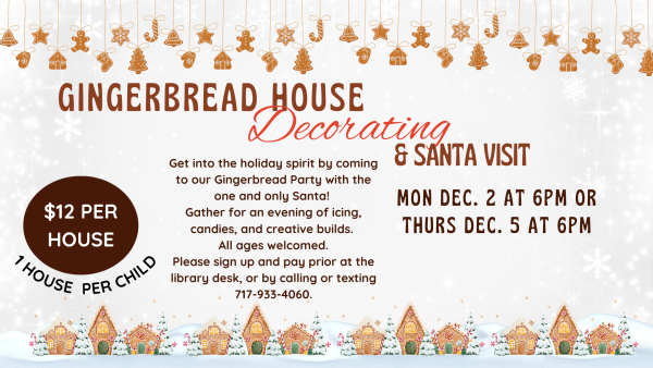 Gingerbread House Decorating & Santa Visit