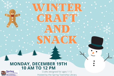 Craft & Snack Drop-in Event