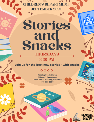 Stories and Snacks on Thursdays at 3:30