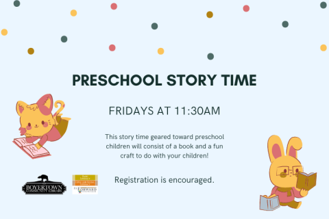 Preschool Story Time