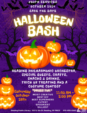 Halloween Bash starts at 11:30 on October 26