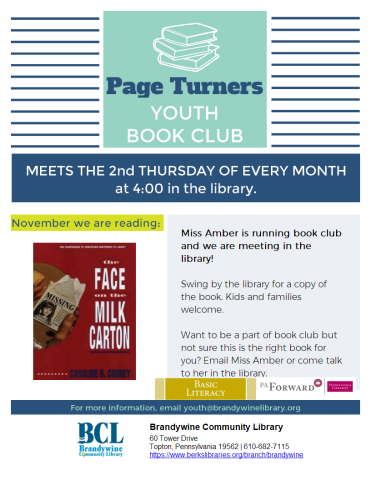 Page Turners Youth Book Club