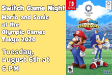 Mario and Sonic in Olympic stadium