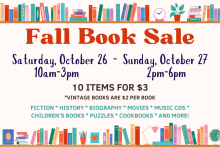 Fall book sale info