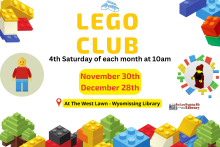 Build, design, and play!  At this program, kids can build with LEGOs while they meet kids with similar interests. Designed for all ages.  LEGO and Duplo blocks are provided.