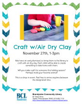 Air Dry Clay Craft